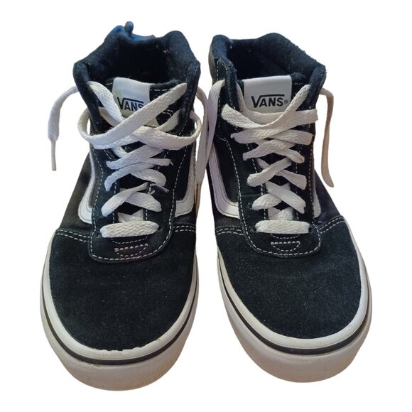 Vans Sk8 Hi Shoe Youth Sz 3 Black & White 500714 Off The Wall Sneaker High Top - Picture 2 of 8